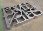 Custom Brushed Stainless Steel Alphabet Letters